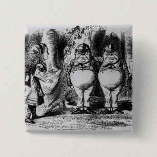Tweedledum och Tweedledee Knapp