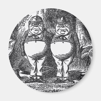 Tweedledum och Tweedledee Magnet