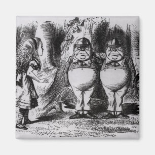 Tweedledum och Tweedledee Magnet