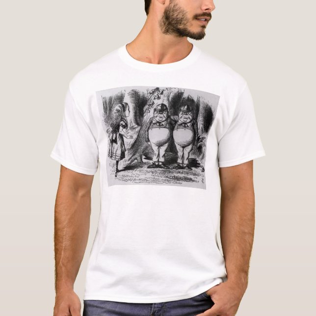 Tweedledum och Tweedledee T Shirt (Framsida)