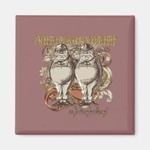 Tweedledum & Tweedledee Carnivale stilguld Ver. Magnet