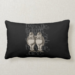 Tweedledum & Tweedledee Grunge (singelfiguren) Lumbarkudde
