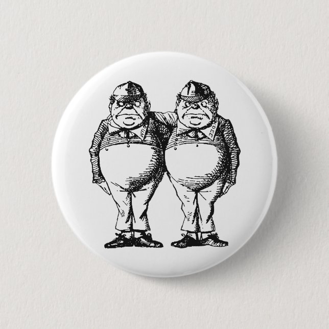 Tweedledum & Tweedledee Knapp (Framsida)