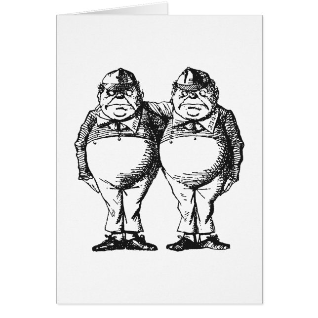 Tweedledum & Tweedledee OBS Kort (Framsidan)
