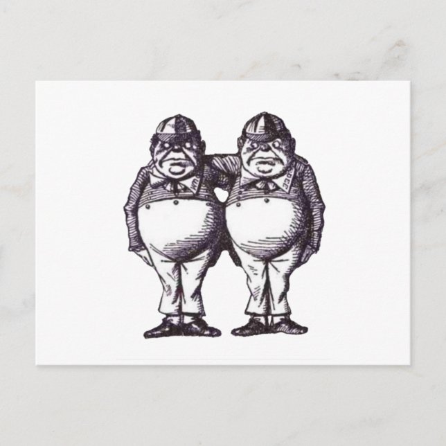 Tweedles Vykort (Framsida)