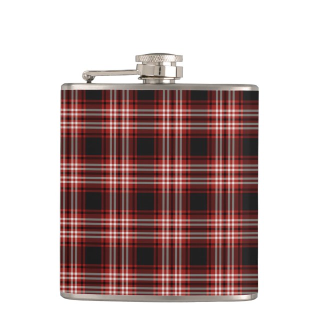 Tweedside District Tartan Hip Flask Fickplunta (Framsidan)