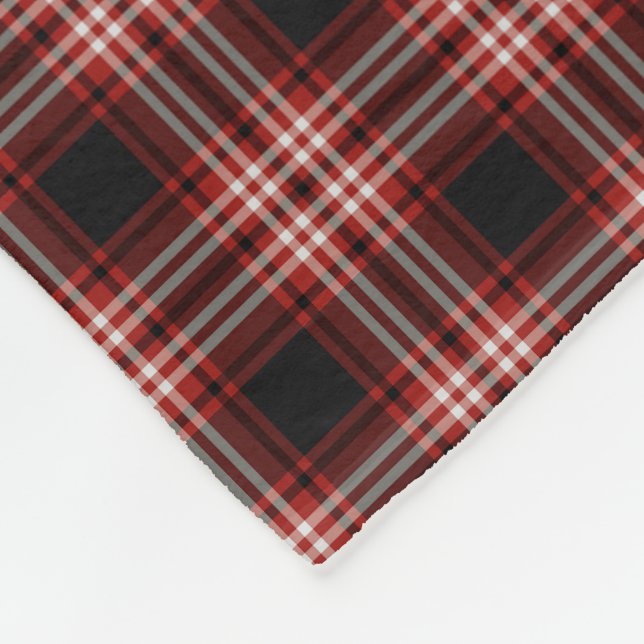 Tweedside Scotland District Tartan Fleece Blanket (Hörn)
