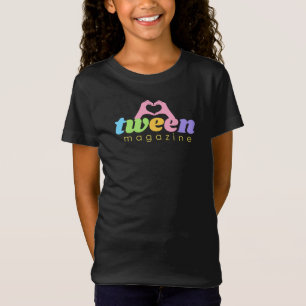Tween Magazine Heart Händer t shirt, tidigare flic Shirt