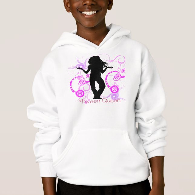 TweendrottningHoodie Tee (Framsida)