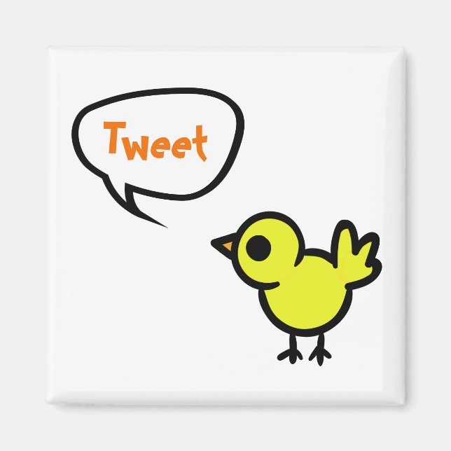 Tweet Bird Magnet (Framsidan)