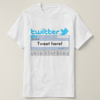 Tweet din egna skjorta! tee shirt