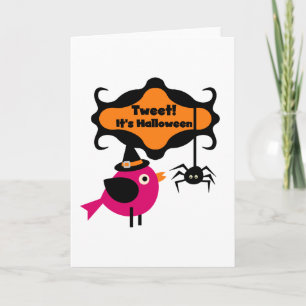 Tweet Halloween T-shirts och presenter Kort