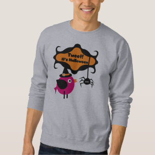 Tweet Halloween T-shirts och presenter Lång Ärmad Tröja