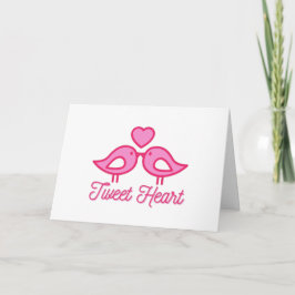 Tweet Heart kärlek Kort