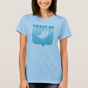 Tweet jag T-tröja T-shirt
