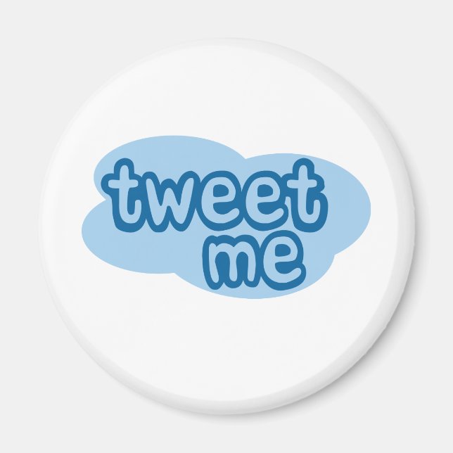 Tweet me (twitter) magnet (Framsidan)