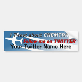 Tweet om den Chemtrails bildekalen Bildekal