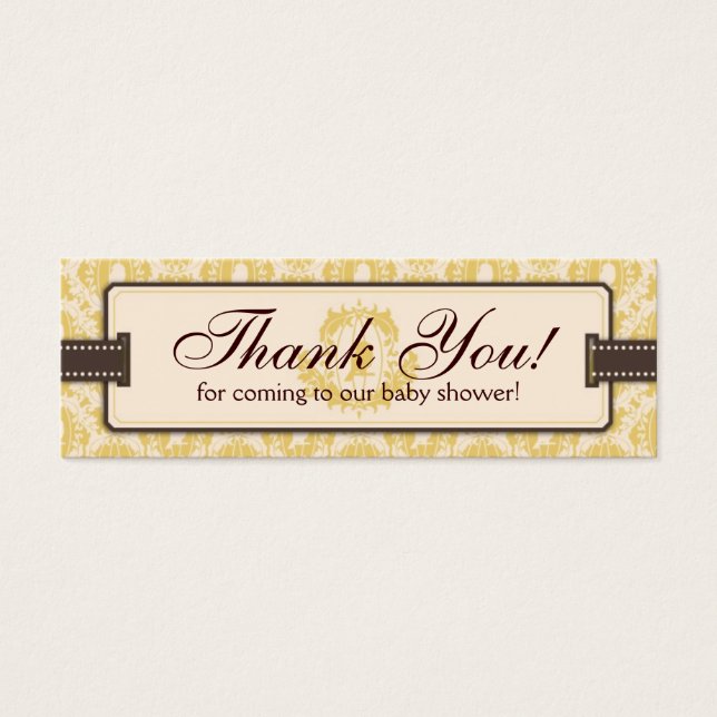 Tweet Tweet Baby TY Smala Gift Märkre Litet Visitkort (Framsidan)