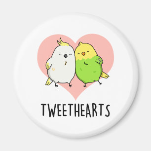 Tweethearts Funny Love birds Pun Magnet