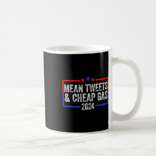Tweets and Billigt Gas Funny 2024 Pro Trump Kaffemugg