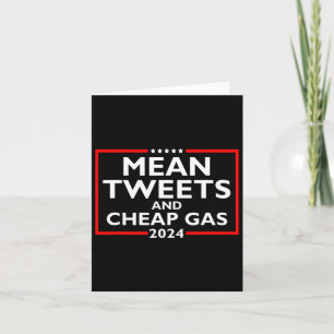 Tweets and Billigt Gas Funny 2024 Pro-trump-val Kort
