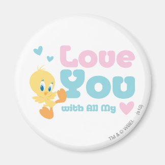 TWEETY™ "Älskar dig av hela mitt hjärta" Magnet