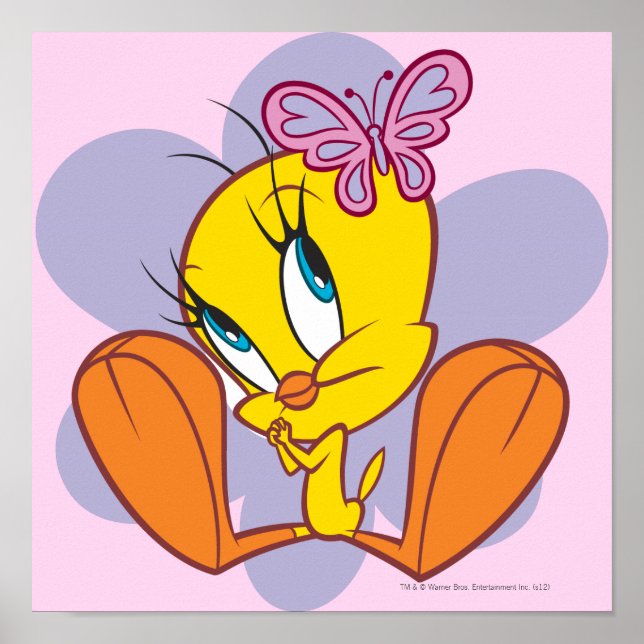 Tweety and Butterfly Poster (Framsidan)