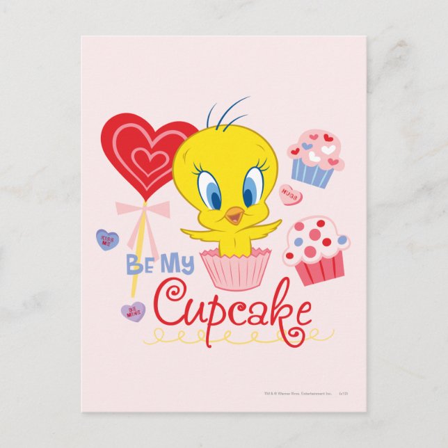 TWEETY™ BE min cupkaka Vykort (Framsida)