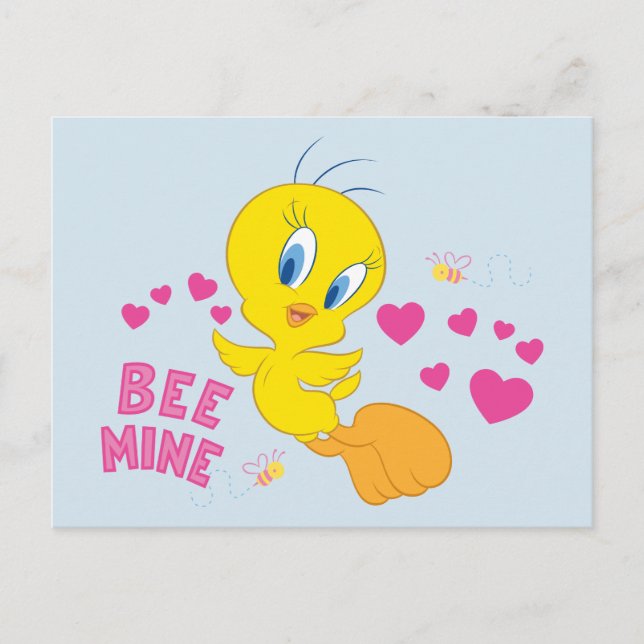 TWEETY™ - Bee Mine Helg Vykort (Framsida)