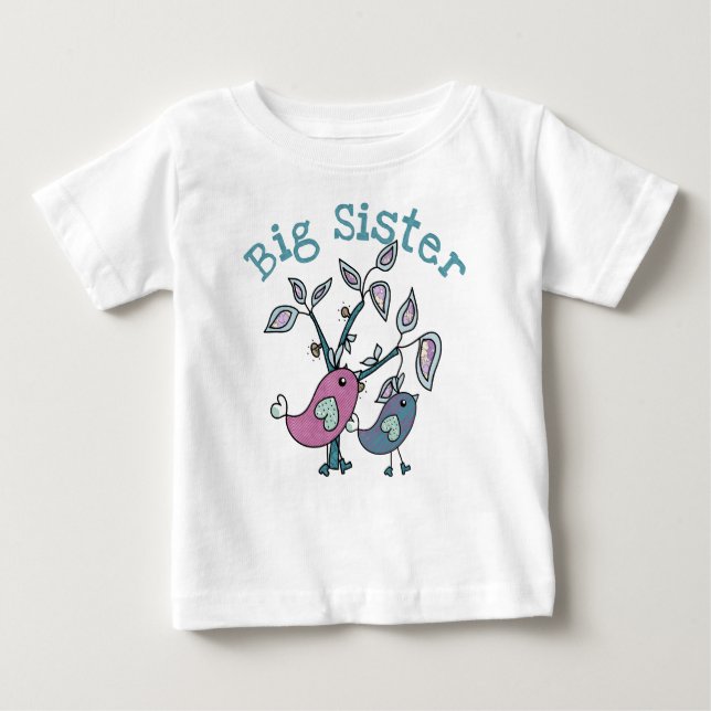 Tweety Birds Big Sister T Shirt (Framsida)