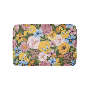 TWEETY™ Blommig Broderimönster Badrumsmatta