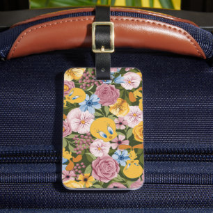 TWEETY™ Blommig Broderimönster Bagagebricka