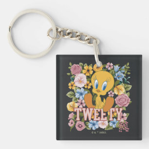 TWEETY™ Blommig Brodyrgrafik