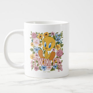 TWEETY™ Blommig Brodyrgrafik Jumbo Mugg