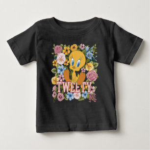 TWEETY™ Blommig Brodyrgrafik T Shirt