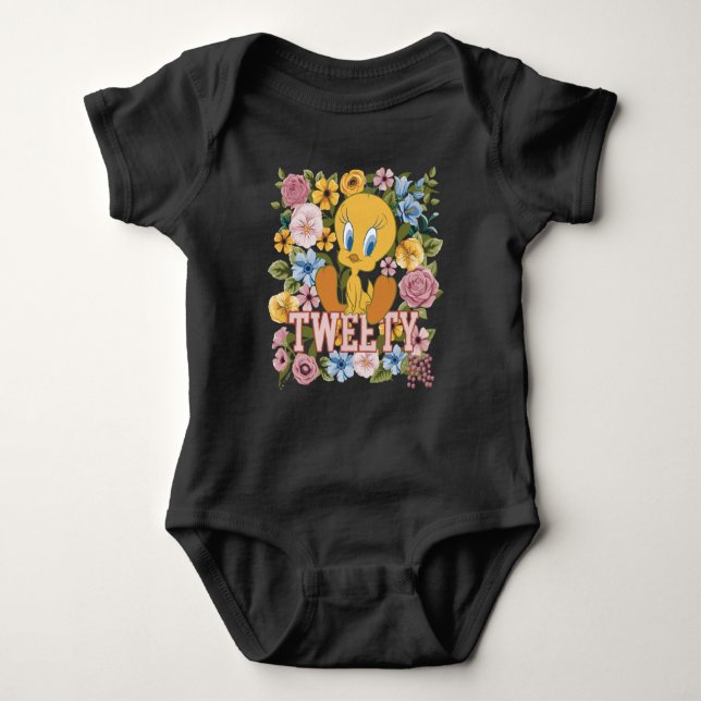 TWEETY™ Blommig Brodyrgrafik T Shirt (Framsida)