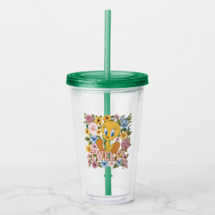 TWEETY™ Blommig Brodyrgrafik Take Away Mugg