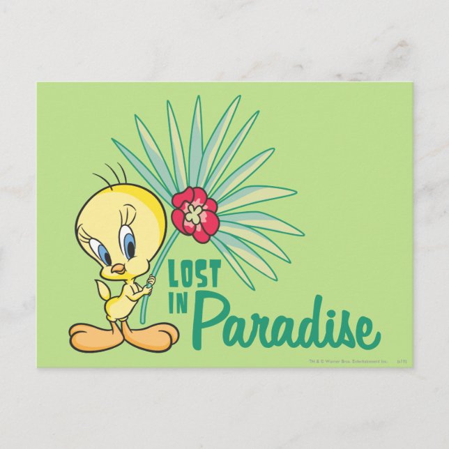 TWEETY™ "Borttappad in Paradise" Vykort (Framsida)