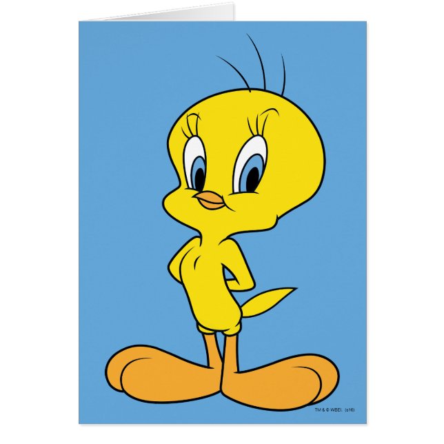 TWEETY™| Clever Bird Hälsningskort (Framsidan)