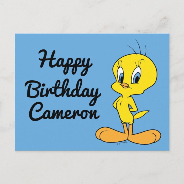 TWEETY™ | Clever Bird Vykort (Framsida)