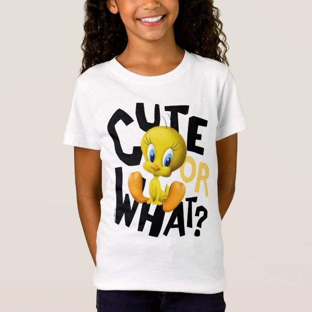 TWEETY™-Cute eller vad? T Shirt (Framsida)