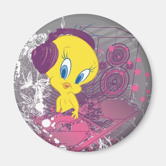 TWEETY™ Djing Magnet (Framsidan)