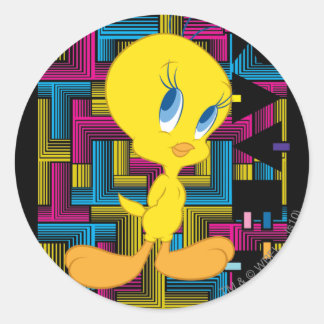 TWEETY™ Elektronisk Färg Runt Klistermärke
