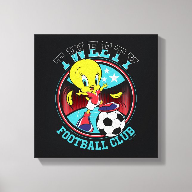 TWEETY™ Football Club Badge Canvastryck (Framsida)