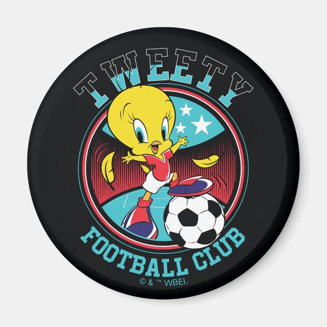 TWEETY™ Football Club Badge Magnet (Framsidan)
