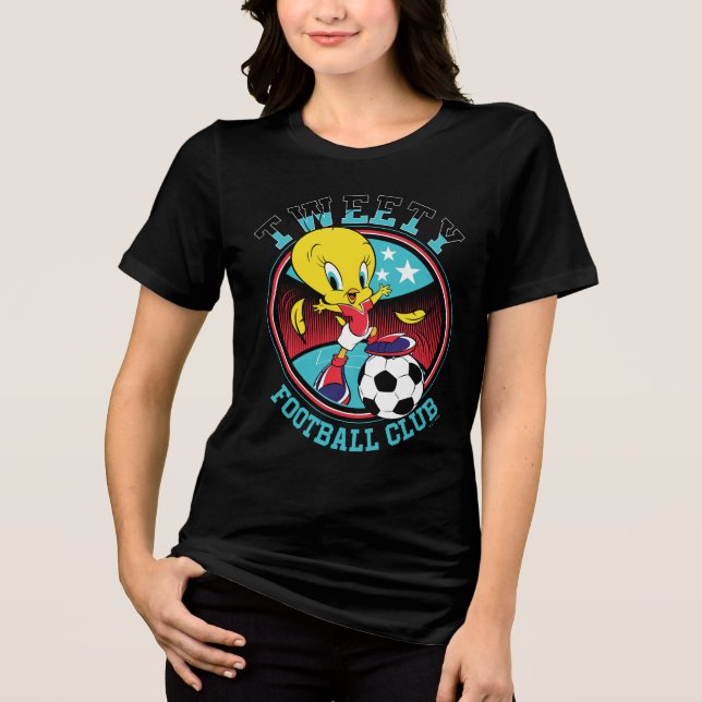 TWEETY™ Fotbollsklubb logo T Shirt (Framsida)