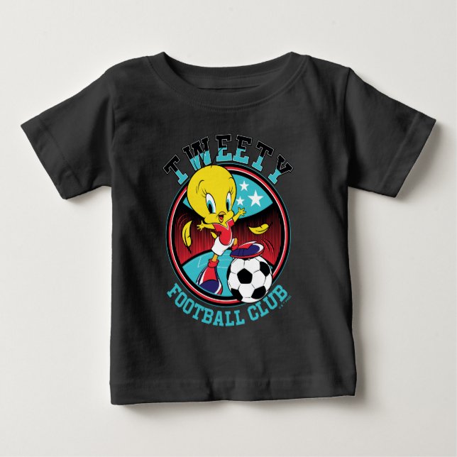 TWEETY™ Fotbollsklubbs logotyp T Shirt (Framsida)