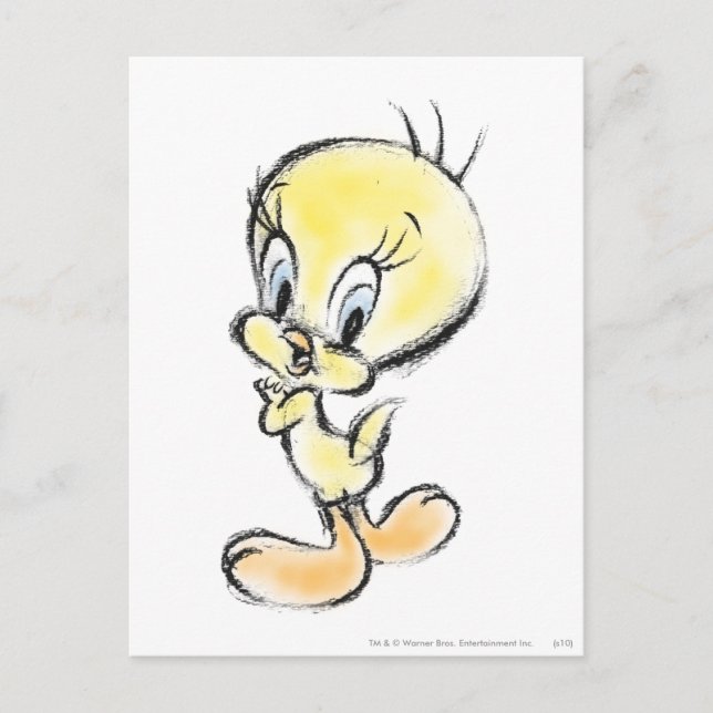 TWEETY™ - Handhand klar Vykort (Framsida)