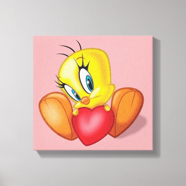 TWEETY™ Heart Canvastryck (Framsida)
