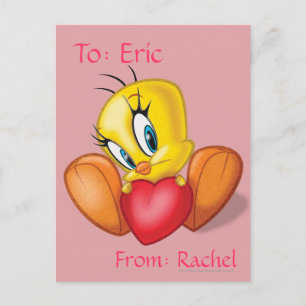 TWEETY™ Heart Vykort